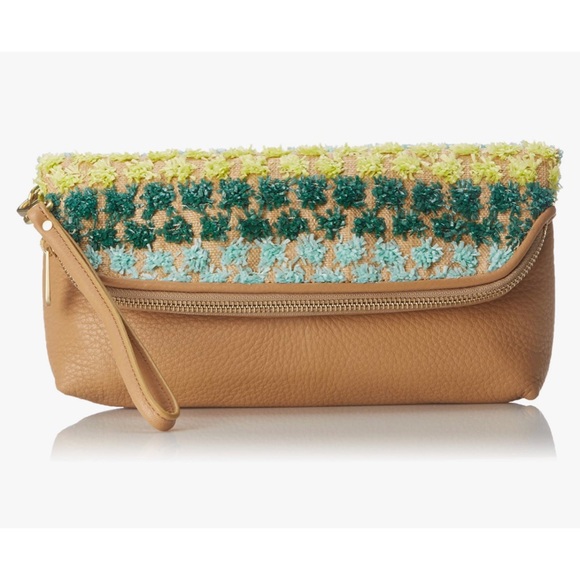 Fossil Handbags - Fossil Preston Straw Pouch Clutch